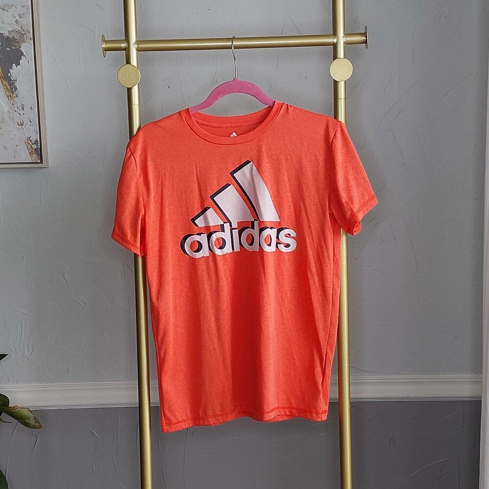 adidas Boys SS Poly Sport Tee